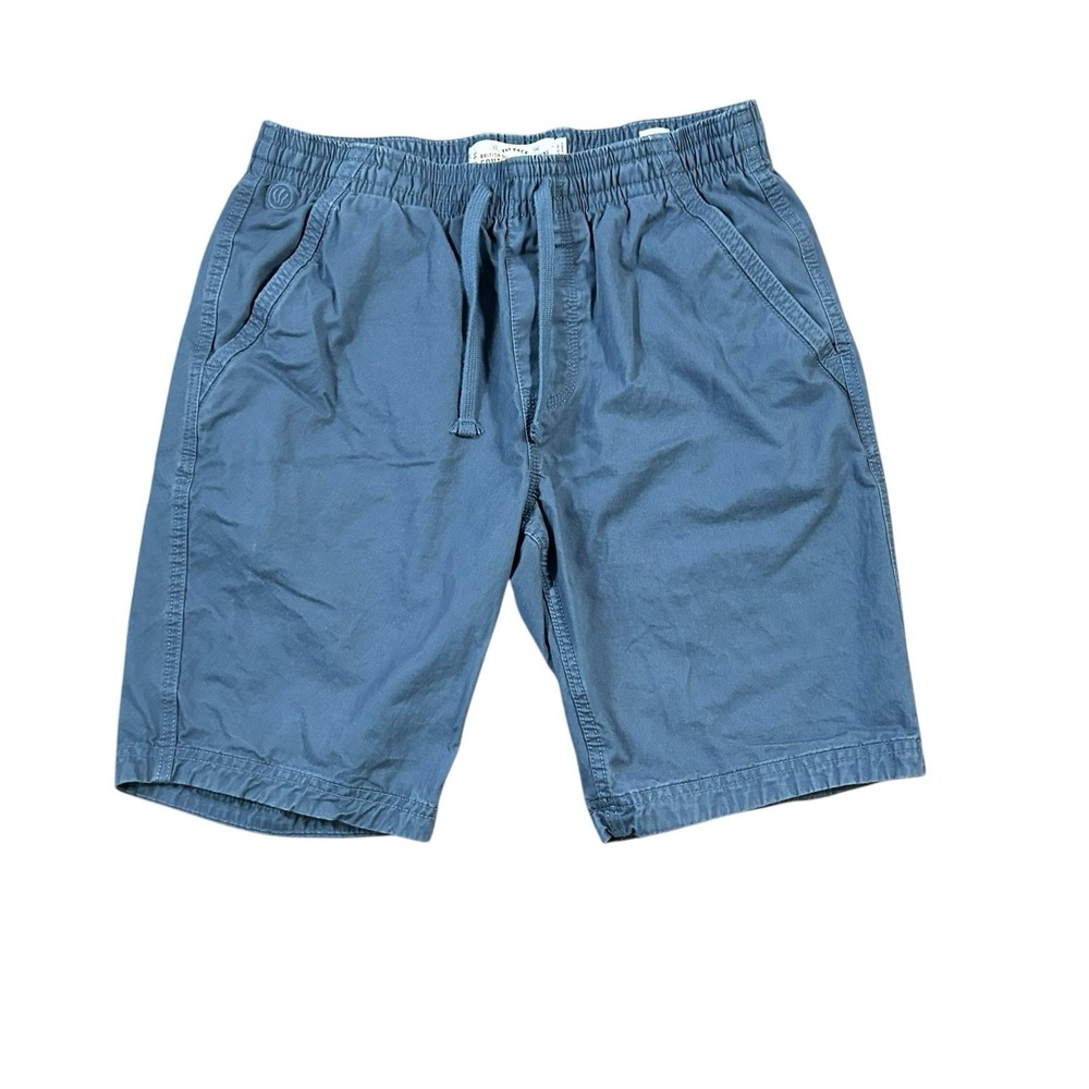 Fat‎ Face Mens Blue Cotton Heavy Shorts Bermuda Size 32 Summer Holiday